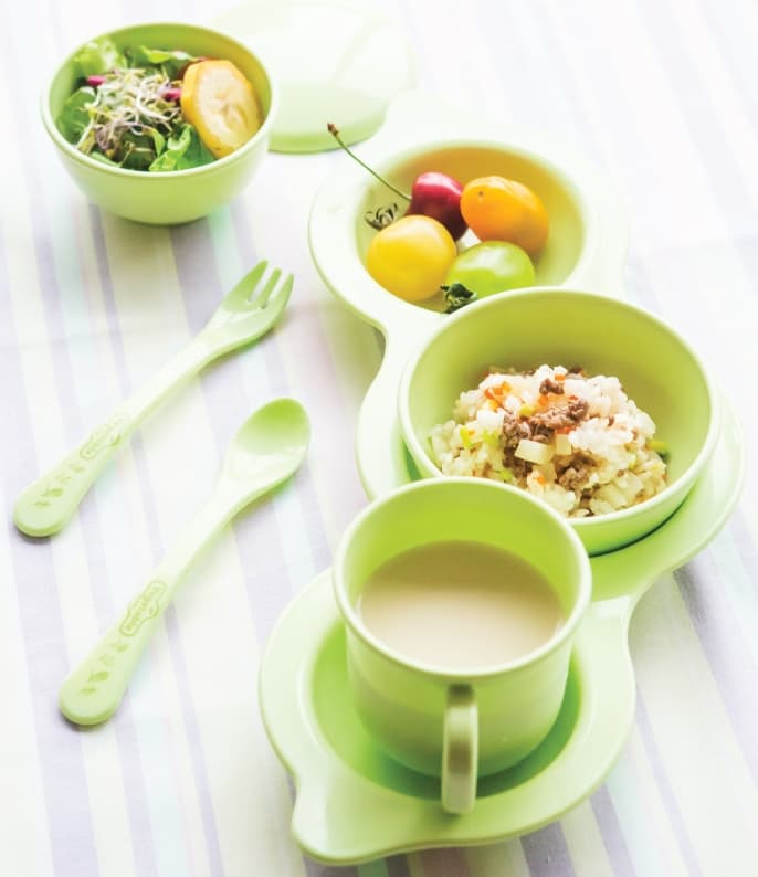 Baby product Tableware 7pcs_Eco-Friendly Soy bean plate set
